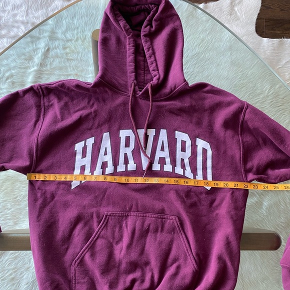 Harvard Maroon Burgandy Hoodie, size Medium - Picture 2 of 7